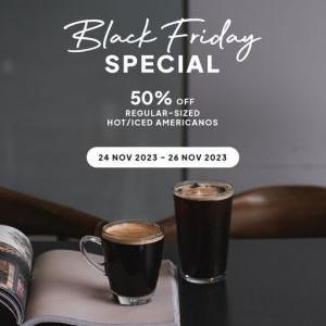 San Francisco Coffee Black Friday Sale 2023: Enjoy 50% OFF on all regular-sized black coffee!