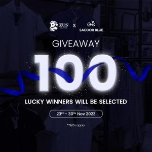 ZUS Coffee x Sacoor Blur Giveaway: 100 Lucky Winners will be selected!
