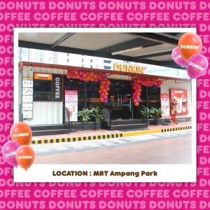Dunkin' MRT Ampang Park Grand Opening: Buy 1 Dunkin' Coffee Get FREE 1 Donut!