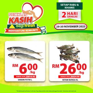 Segi Fresh Seikhlas Kasih Promotion (29 Nov 2023 - 30 Nov 2023)