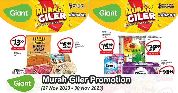 Giant Murah Giler Promotion (27 Nov 2023 - 30 Nov 2023)