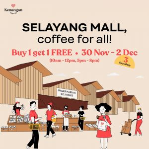 Kenangan Coffee Selayang Mall Opening: Enjoy Buy 1 Get 1 FREE for Three Days