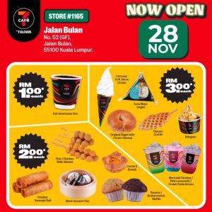 7-Eleven 7CAFe Jalan Bulan KL Opening Promotion
