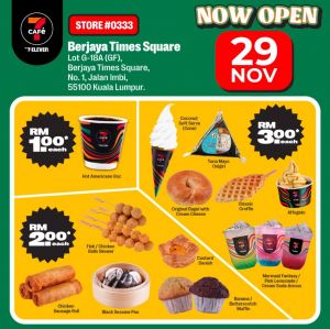 7-Eleven 7CAFe Berjaya Times Square Opening - Celebrate with Us!