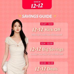 SHEIN 12.12 Sale 2023: Unleash a Shopping Frenzy with Up to 90% Off!