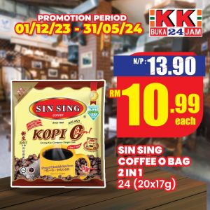 KK SUPER MART Sin Sing Coffee Promotion (1 Dec 2023 - 31 May 2024)