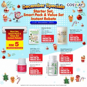 Cosway December Specials (1 Dec 2023 - 31 Dec 2023)