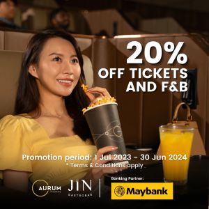 20% OFF Movies & F&B at GSC with Maybank Cards: Your Ticket to Big Savings! (until 30 Jun 2024)