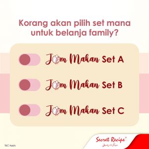 Secret Recipe Jom Makan Set: Family Feasts Made Easy & Affordable