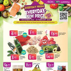 AEON Everyday Fresh Everyday Low Price Promotion (1 Dec 2023 - 29 Feb 2024)