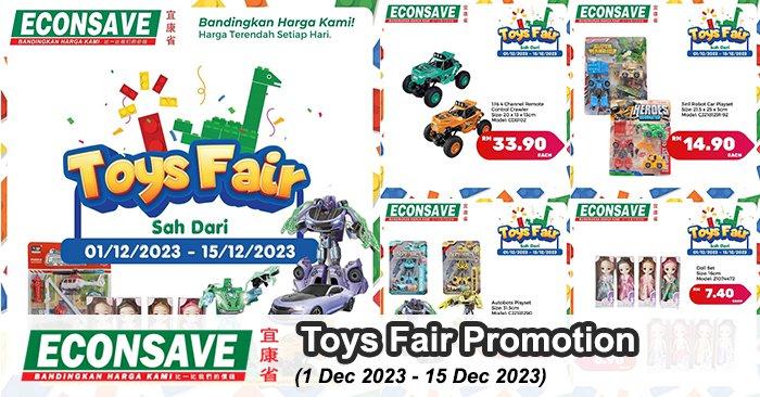 Econsave Toys Fair Promotion (1 Dec 2023 - 15 Dec 2023)