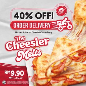 Pizza Hut Melts Promotion: Order now from only RM9.90