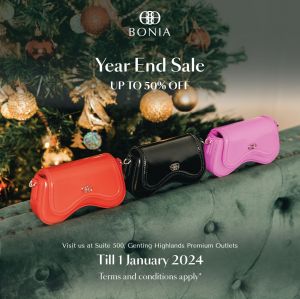 Bonia Year End Sale at Genting Highlands Premium Outlets: Up To 50% OFF (24 Nov 2023 - 1 Jan 2024)