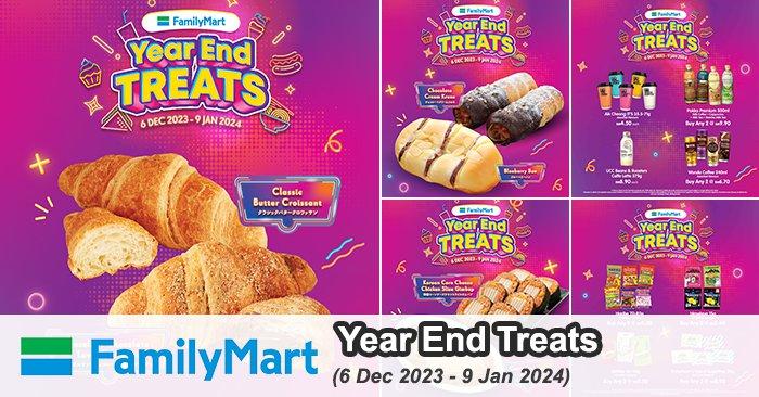 FamilyMart Year End Treats (6 Dec 2023 - 9 Jan 2024)