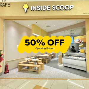 Inside Scoop AEON Cheras Selatan Grand Opening: 50% OFF Ice Cream (8 Dec 2023)