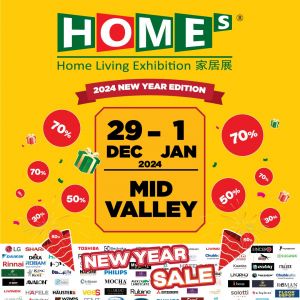 HOMEs Home Living Exhibition at Mid Valley (29 Dec 2023 - 1 Jan 2024)