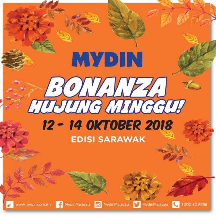MYDIN Weekend Promotion at Sarawak (12 October 2018 - 14 October 2018)