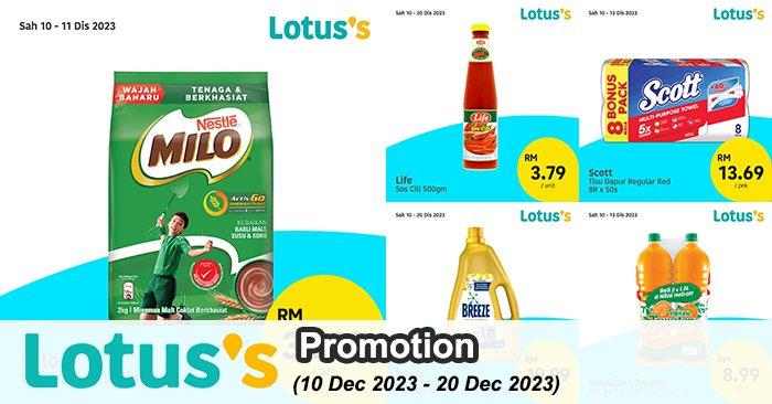 Lotus's Lebih Murah Promotion (10 Dec 2023 - 20 Dec 2023)