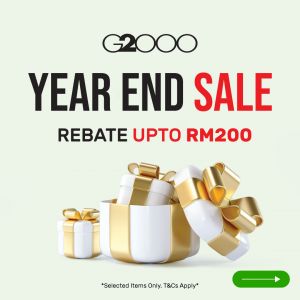G2000 Year End Sale 2023: Rebate Up To RM200
