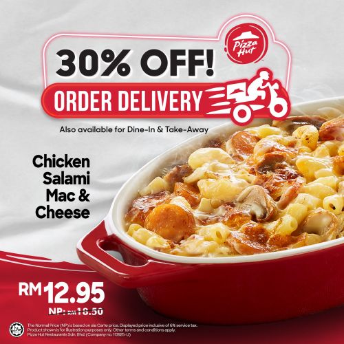 Pizza Hut Pasta Promotion 30 OFF on Favorite Pastas