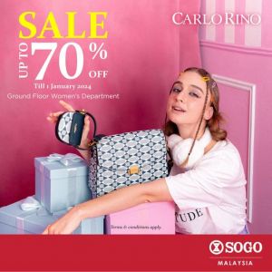 SOGO Carlo Rino Christmas Sale Up To 70% OFF (until 1 Jan 2024)