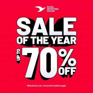 Royal Sporting House Sale Of The Year at Genting Highlands Premium Outlets Up To 70% OFF (27 Nov 2023 - 31 Dec 2023)