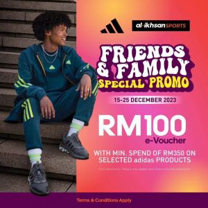 Al-Ikhsan Sports Adidas Friends and Family Special Promotion (15 Dec 2023 - 25 Dec 2023)