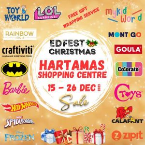 ED Kids Fest Clearance Sale at Hartamas Shopping Centre (15 Dec 2023 - 26 Dec 2023)