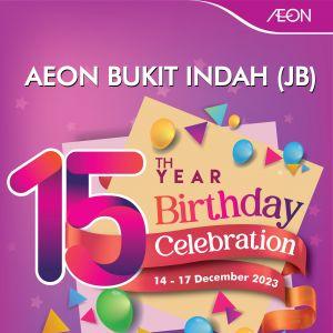 AEON Bukit Indah JB 15th Anniversary Sale (14 Dec 2023 - 17 Dec 2023)