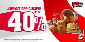 KFC Chicken Buckets Promotion: Up To 40% OFF on Mix Box, Colonel Bucket & Share Bucket