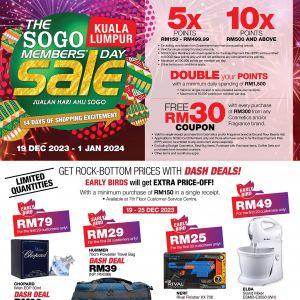 SOGO KL Members Day Sale Catalogue (19 Dec 2023 - 1 Jan 2024)