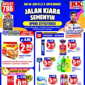 KK SUPER MART Jalan Kiara Semenyih Opening Promotion (27 Dec 2023 - 2 Jan 2024)