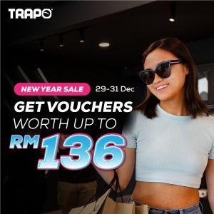 Trapo New Year Sale Get Voucher Up To RM136 (29 Dec 2023 - 31 Dec 2023)