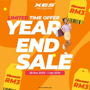 XES Shoes Year End Sale (28 Dec 2023 - 1 Jan 2024)
