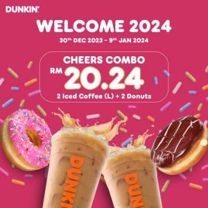 Dunkin' New Year Cheers Combo (30 Dec 2023 - 9 Jan 2024)