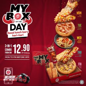 Pizza Hut Mybox Of The Day from RM12.90