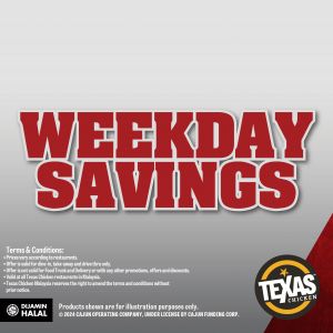 Texas Chicken Weekday Savings