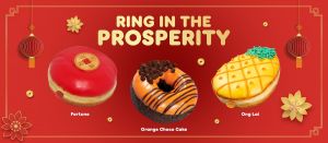 Dunkin CNY-Themed Donuts: Fortune, Ong Lai & Orange Choco Cake