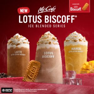 McDonald's Lotus Biscoff Ice Blended Series