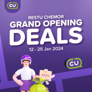 CU Restu Chemor Opening Promotion (12 Jan 2024 - 25 Jan 2024)