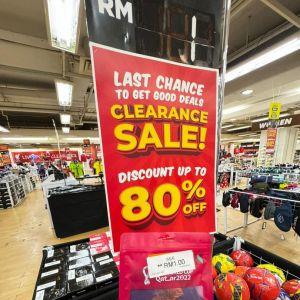 Al-Ikhsan Sports Pertama Complex Moving Out Clearance Sale Up To 80% OFF (15 Jan 2024 - 21 Jan 2024)
