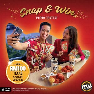 Texas Chicken CNY Photo Contest Snap & Win RM100 Texas Chicken Vouchers (until 7 Feb 2024)
