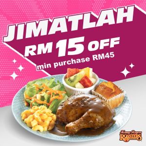 Kenny Rogers Roasters RM15 OFF Promotion on FoodPanda