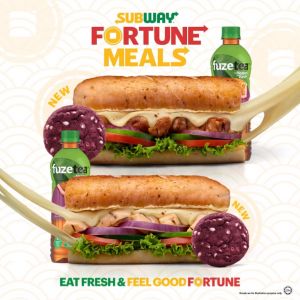 Ring in the New Year with Fortune & Flavor! Spicy Mayo, BBQ, & Velvet Cookies at SUBWAY