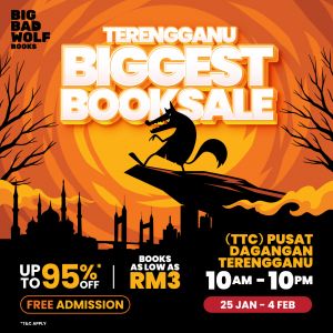 Big Bad Wolf Book Sale at Pusat Dagangan Terengganu, Kuala Terengganu (25 Jan 2024 - 4 Feb 2024)