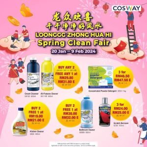 Cosway CNY Spring Cleaning Essentials Promotion (20 Jan 2024 - 9 Feb 2024)