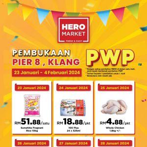 HeroMarket Pier 8, Klang Opening Promotion (23 Jan 2024 - 4 Feb 2024)