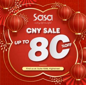 Sasa CNY Sale at Johor Premium Outlets Up To 80% OFF (22 Jan 2024 - 27 Feb 2024)
