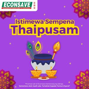 Econsave Thaipusam Promotion (23 Jan 2024 - 26 Jan 2024)