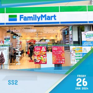 FamilyMart SS2 Opening Promotion (26 Jan 2024 - 25 Feb 2024)